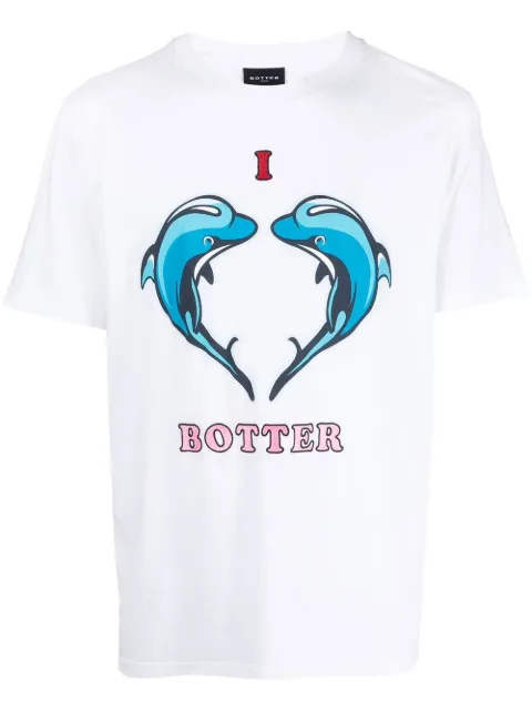 Botter logo-print organic cotton T-shirt White 3019BJ002