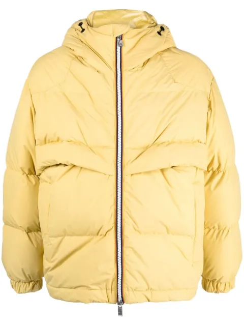 K-Way R&D padded zip up coat Yellow K3115HW