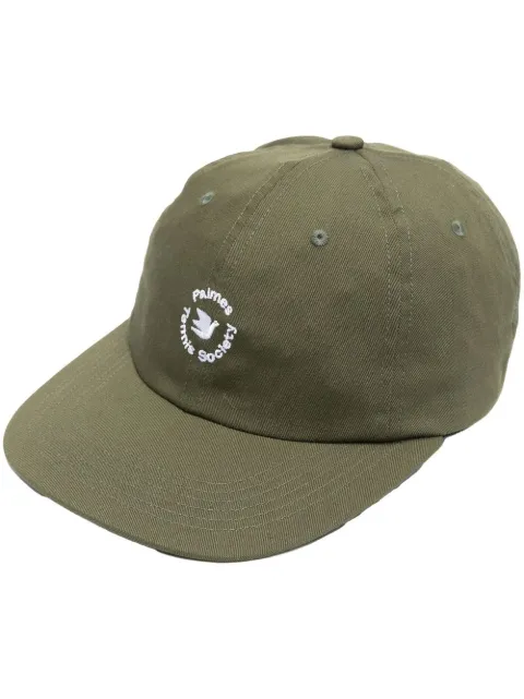 Palmes logo print cap Green CIRCLE6PANEL