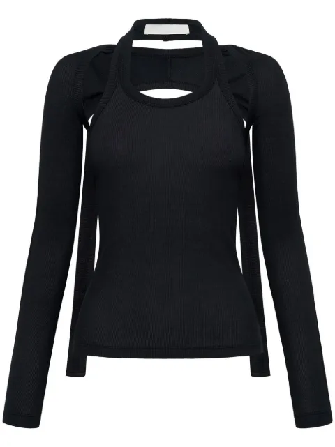 Dion Lee Modular open-back top Black C3103R23