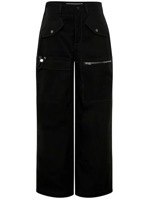 Dion Lee multi-pocket straight-leg trousers Black C2113R23