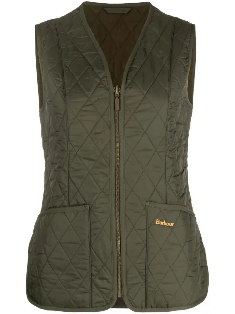 Barbour quilted V-neck gilet Green LLI0003OL71