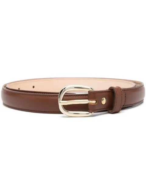 A.P.C. gold-tone-buckle belt Brown PXBHZF65101