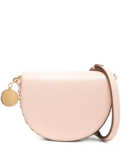 Stella McCartney small Frayme flap shoulder bag Pink 7B0007W8839