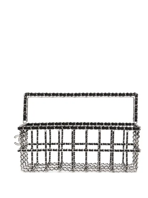CHANEL Pre-Owned 2014 Shopping Basket bag Black DP0422CHASUPB