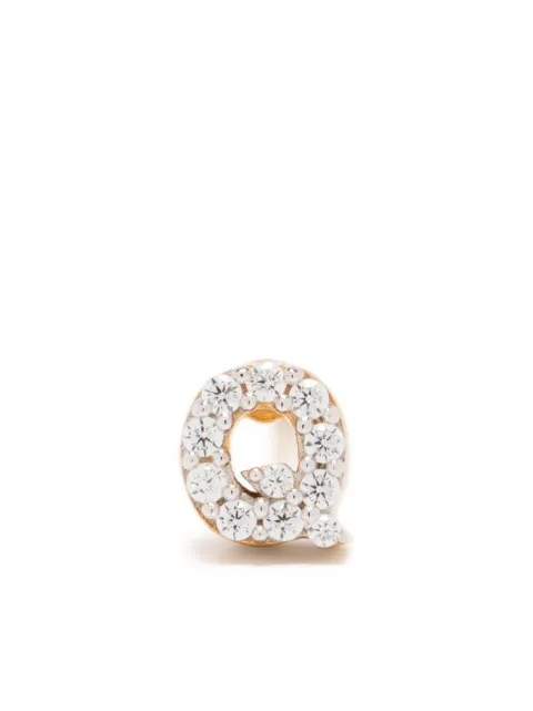 Missoma Initial single stud earring Gold INLGE1CZQ