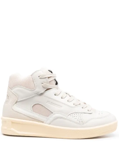 Jil Sander Basket Mid leather sneakers Neutrals J15WS0007P4869