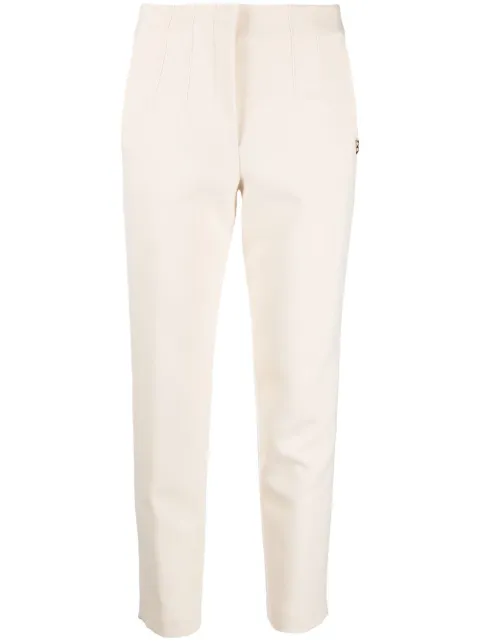 Blugirl cropped tapered trousers Neutrals RF2218T3190