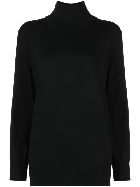 Jil Sander roll-neck wool sweater Black J04GP0002J14532