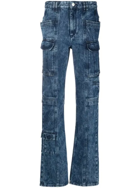 ISABEL MARANT Vokayo straight-leg jeans Blue PA224422H020I