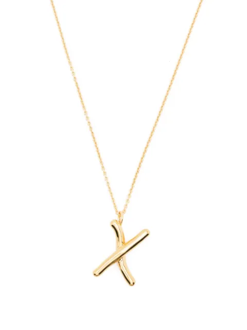 Missoma Curly Molten Initial necklace Gold INLGN2NSX