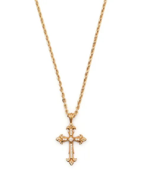 Emanuele Bicocchi Fleury cross-pendant necklace Gold DDCCN2G