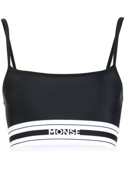 Monse logo-waist sports bra Black MR230531VPRBLACK