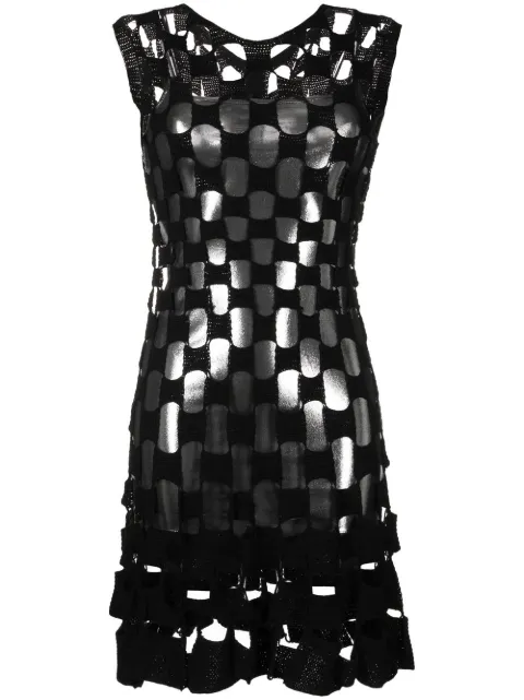Monse cut-out knit mini dress Black MR230155VCY