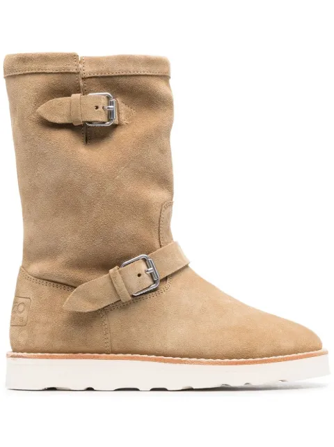Kenzo leather shearling boots Neutrals FC62BT707L58