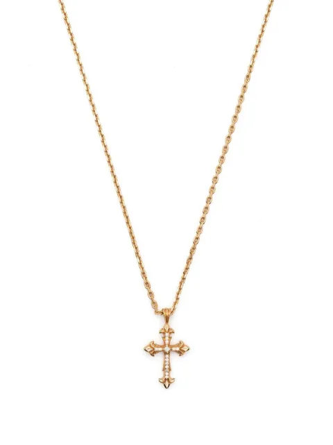Emanuele Bicocchi Fleury cross-pendant necklace Gold DDCCN3G