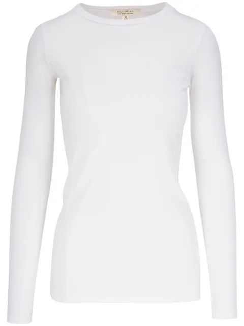 Nili Lotan long-sleeve Supima cotton T-shirt White 10061K51WHT
