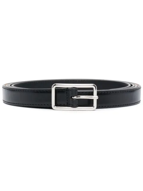 Alexander McQueen leather buckle belt Black 7209071BR0Y