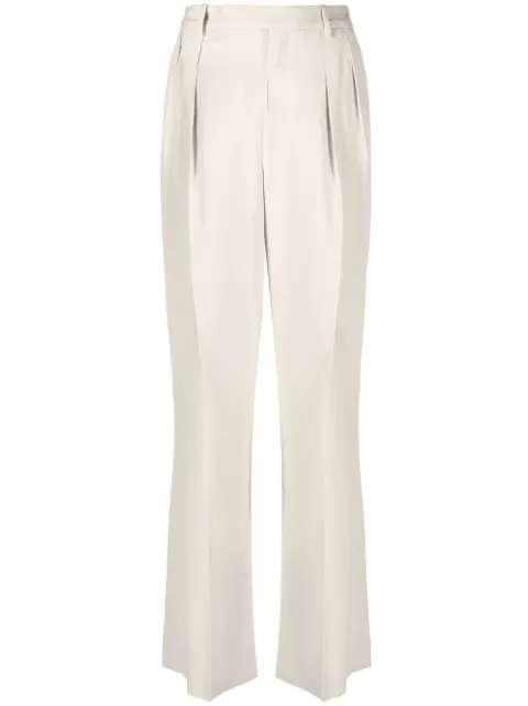 Axel Arigato Jackie pleated straight trousers Neutrals A0639002