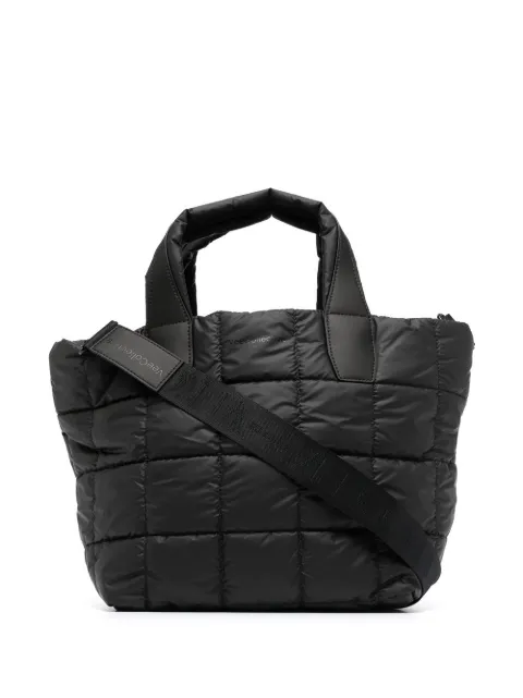 VeeCollective quilted tote bag Black AW22115202339