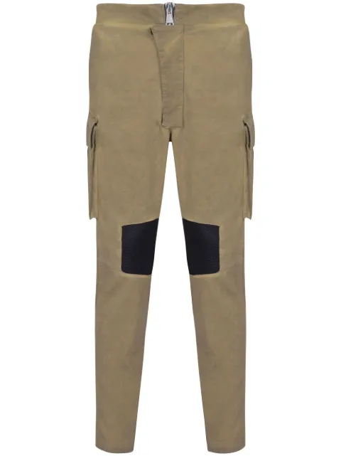 Balmain tapered-leg trousers Brown AH1MH170CD07