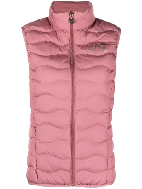 Ea7 Emporio Armani Core padded gilet Pink 8NTQ08TNF8Z