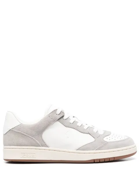 Polo Ralph Lauren Court leather-suede sneakers White 809892282002