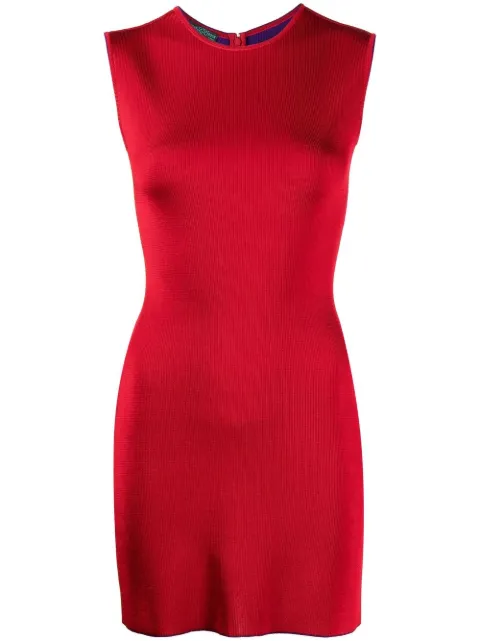 Herve L. Leroux sleeveless mini dress Red 2223234297