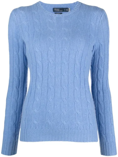Polo Ralph Lauren Julianna cable-knit jumper Blue 211880516019