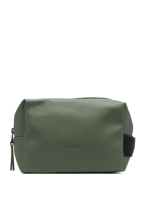 Rains zip-up wash bag Green 15580