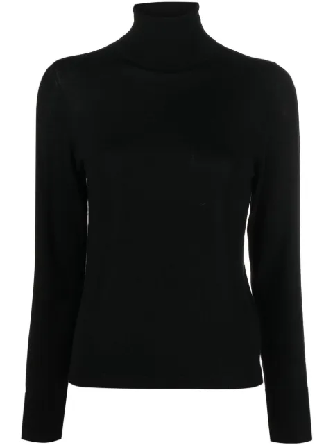 Allude high-neck virgin wool jumper Blue 64013
