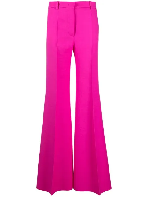 Valentino Garavani flared tailored trousers Pink BRB5451CF
