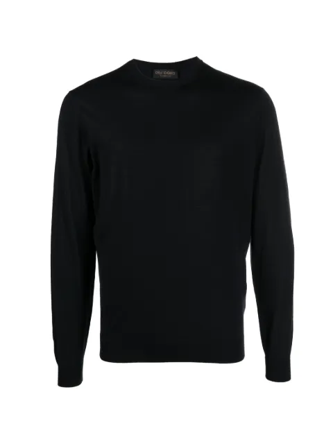 Dell'oglio merino-wool crew-neck jumper Blue GC1ML18021R