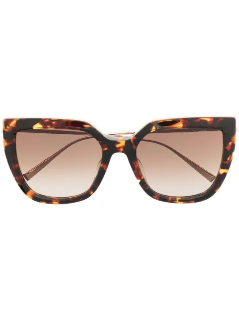 Chopard Eyewear cat-eye frame sunglasses Brown SCH319M0745