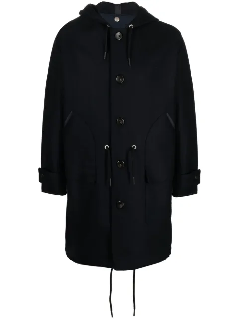 PT Torino hooded drawstring coat Blue TL2FPK010SPRLB04