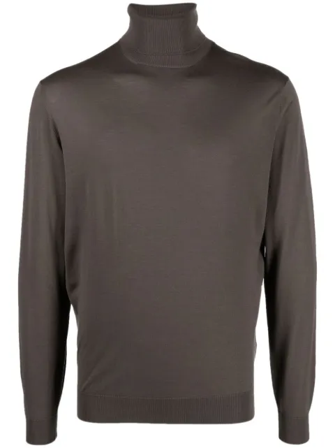 Dell'oglio merino-wool roll-neck jumper Brown DV1ML18021R