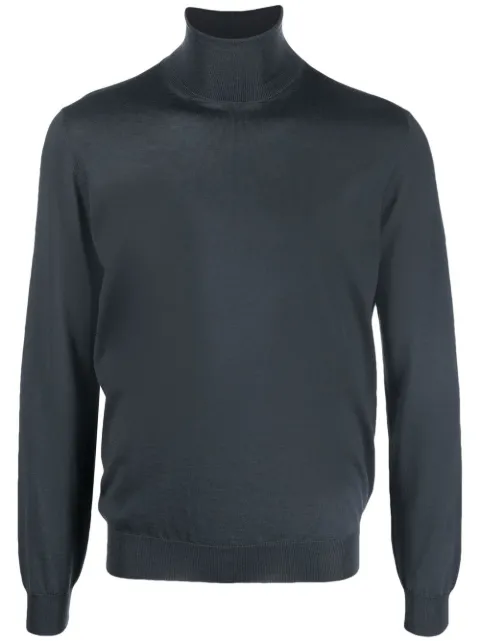 Dell'oglio fine-knit roll-neck jumper Grey DV1MLRM16R