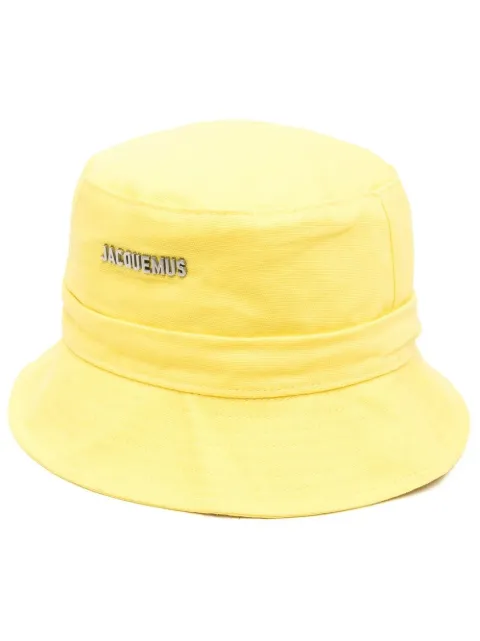 Jacquemus Le Bob Gadjo bucket hat Yellow ACU00001AE00014