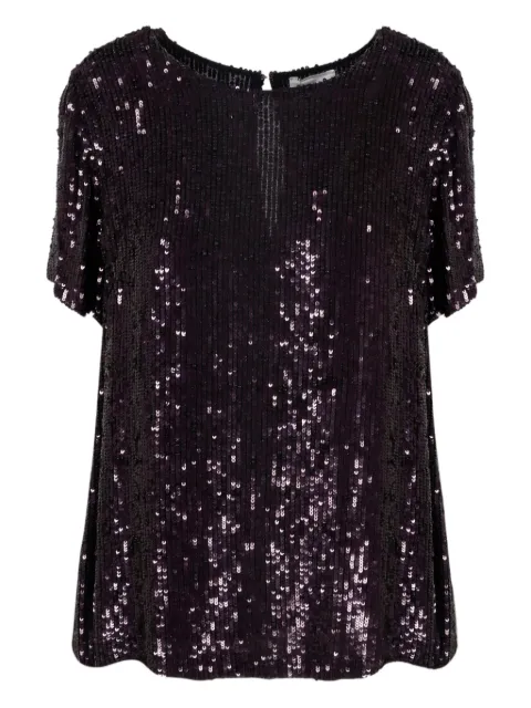 P.A.R.O.S.H. sequin-embellished T-Shirt Red D310854GAMMA