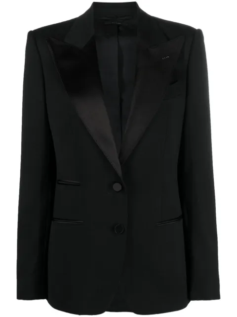 TOM FORD single-breasted blazer Black GI2907FAX843