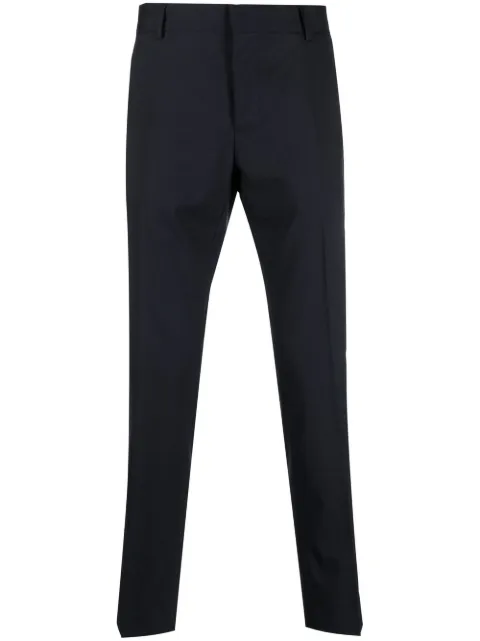 Daniele Alessandrini slim-cut tailored trousers Blue P2814N658420623