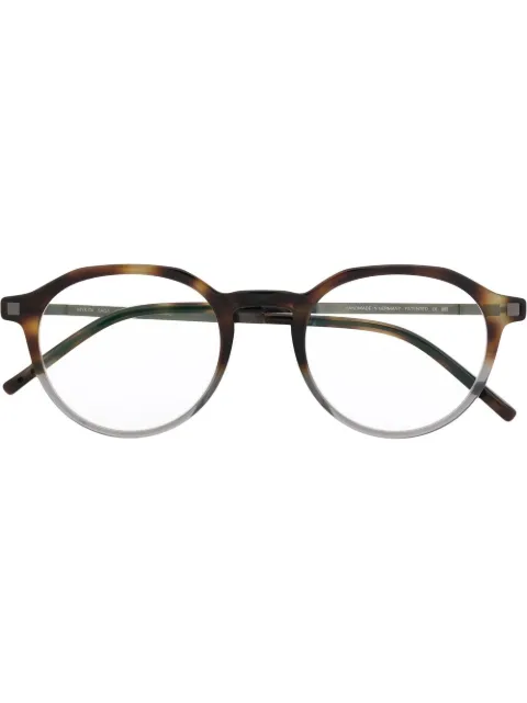 Mykita round-frame glasses Brown SAGA