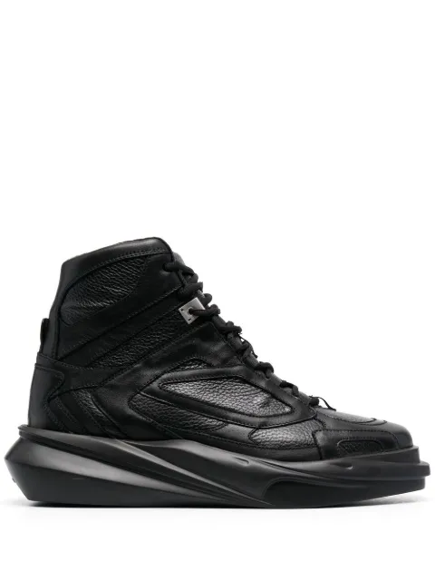 1017 ALYX 9SM lace-up high-top sneakers Black AAUSN0032LE01