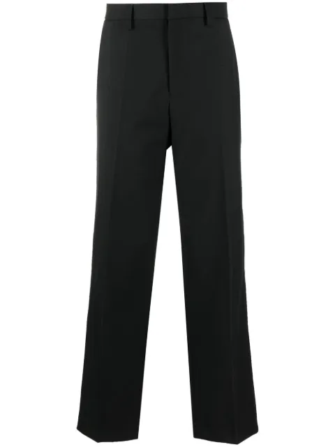 MISBHV mid-rise straight-leg trousers Black 122M754