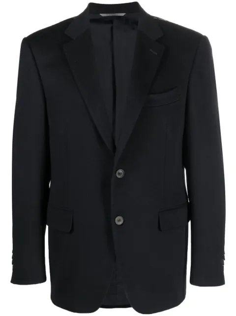 Canali single-breasted cashmere blazer Blue LE112806RCX02308