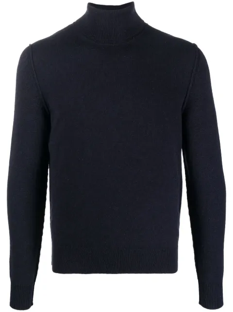 Maison Margiela high-neck cashmere jumper Blue SI0HA0003S17809