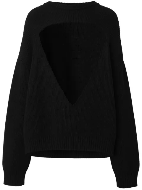 Burberry cut-out wool jumper Black 8060939