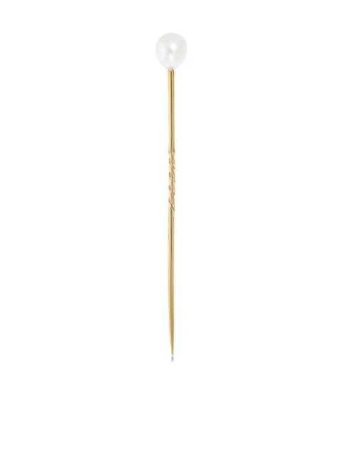 Pragnell Vintage 14kt yellow gold Edwardian natural pearl pin Gold 1456108