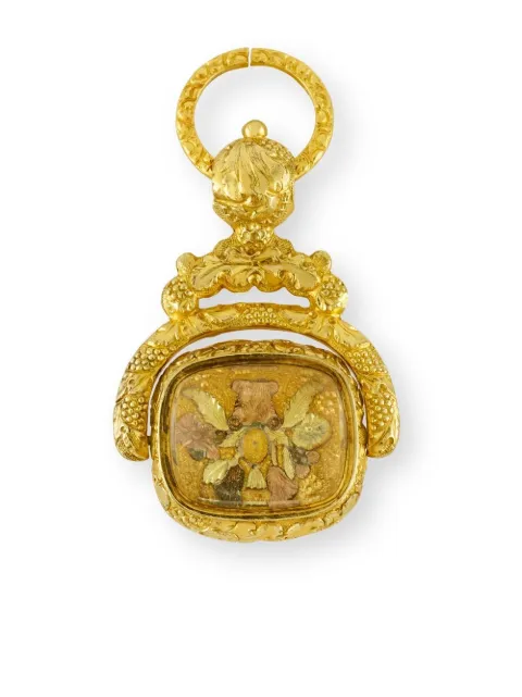 Pragnell Vintage Georgian gold-plated agate fob Gold 1551437