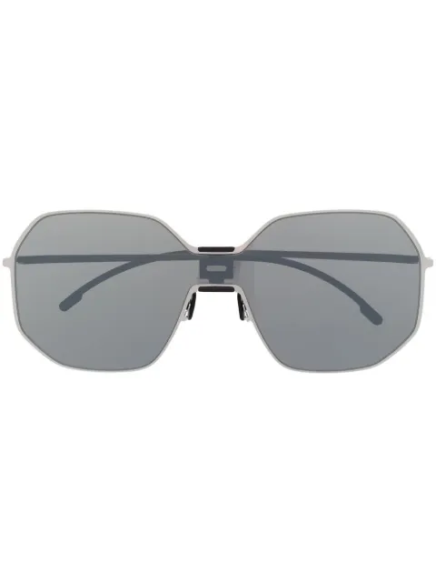 Mykita oversized-frame tinted sunglasses Grey MMECHO003351